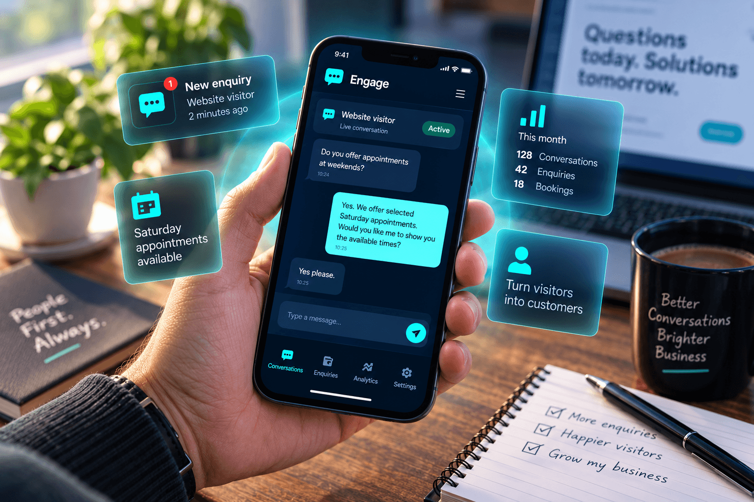 Zabion Engage website engagement platform